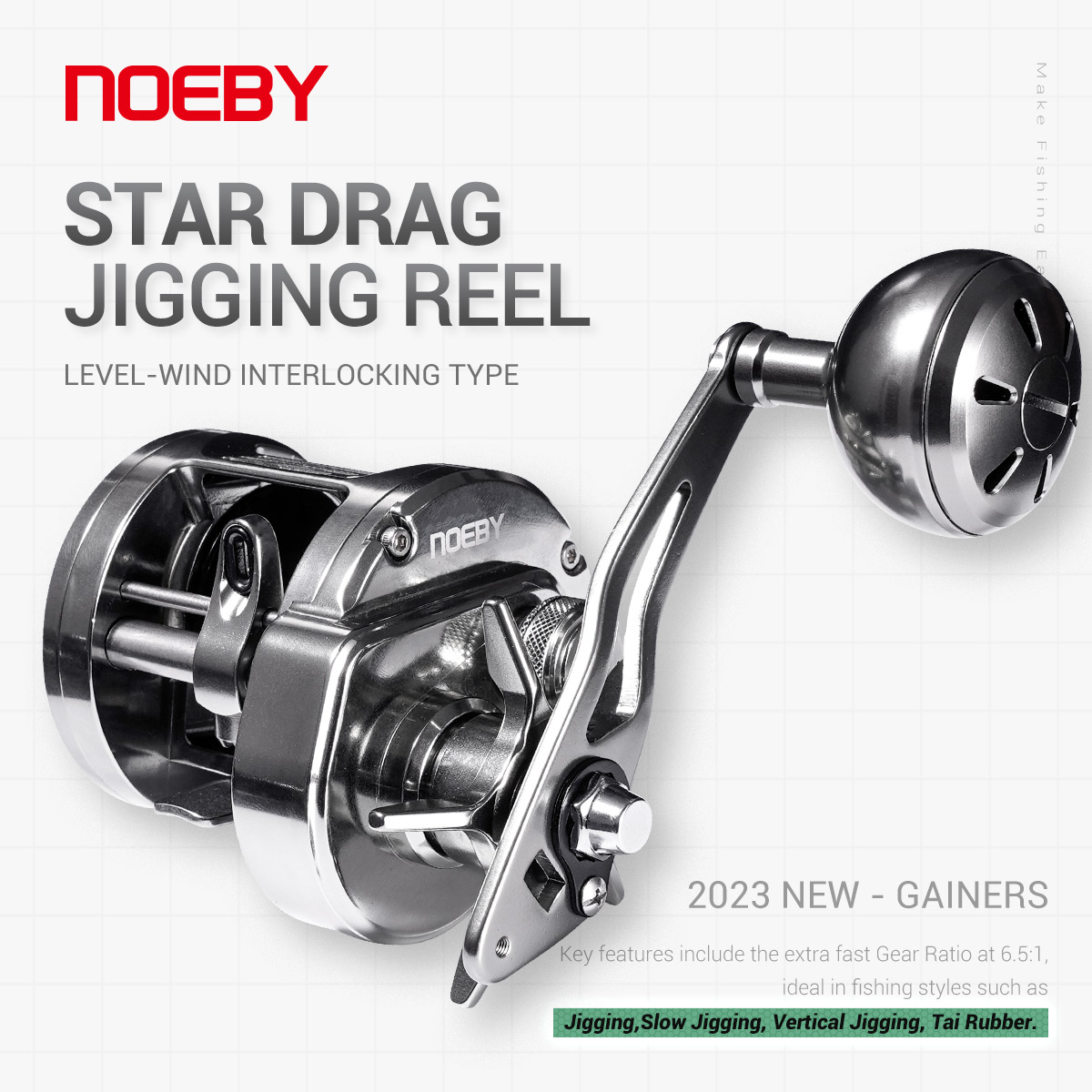 Daiwa Reel Bg - Катушка для джиггинга NOEBY Gainers с