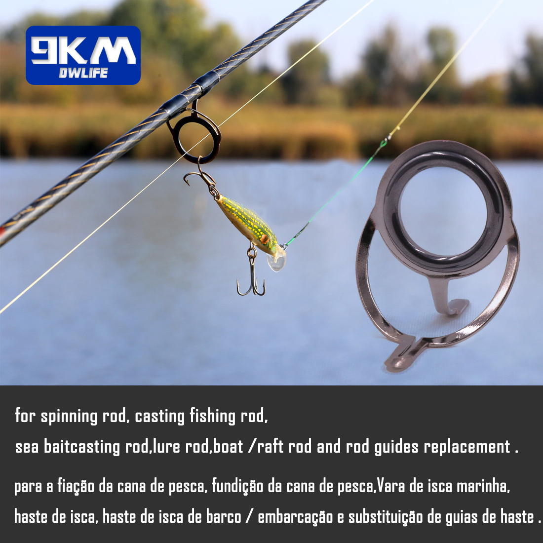 Направляющая для удочки, 9 ~ 2 – обзор и цена Fishing Rod Guide Replacement